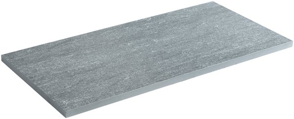 Keramik FESTINA Silbergrau - Anschlussplatte/ Terrassenplatte 80,0x40,0cm (verpackt zu 2 Stück)